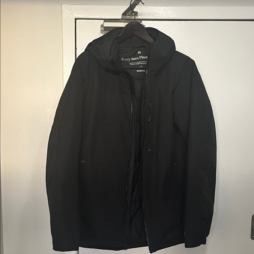 tentree Black Performance Jacket